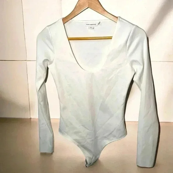 Good American SCUBA SCOOP  NECK BODYSUIT S - Picture 3 of 6